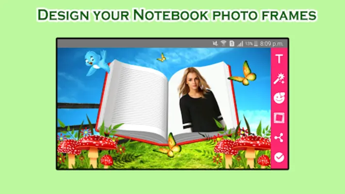 Book Photo Frame App - Editor android App screenshot 6